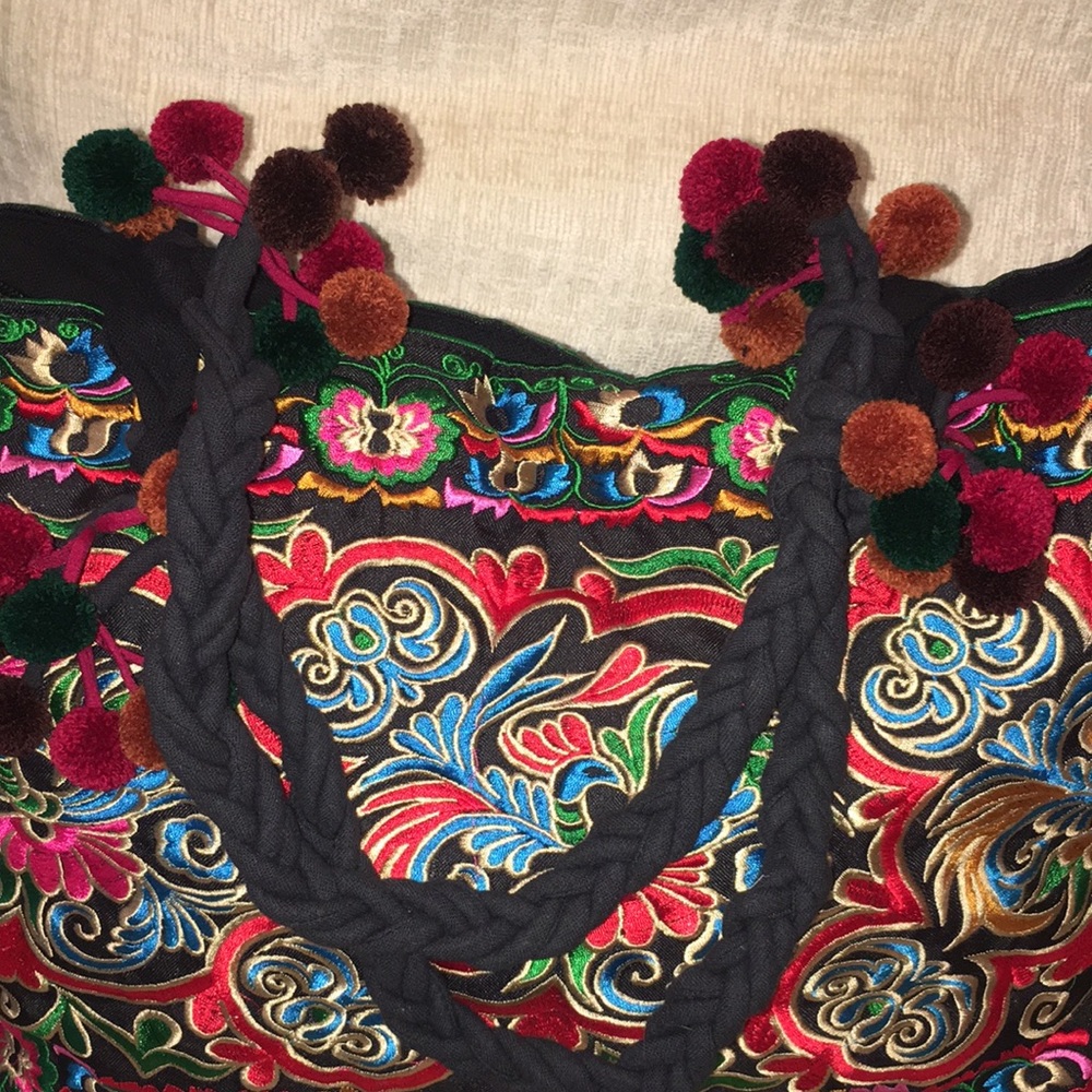 6 One of a kind hand stitched handbag - Picture 3 of 11